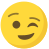 Emoji guiño